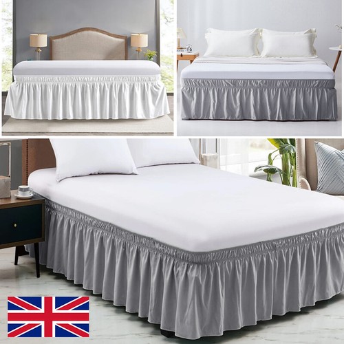 Elasticated bed skirt - elasticated,