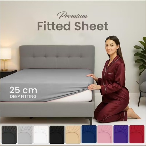 Soft premium fitted sheet 25cm - premium,