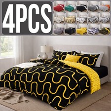 4 PC Bedding Set Reversible